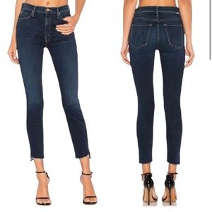 Mother Stunner Zip Ankle Step Fray Jeans Sz 27